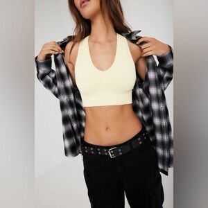 Garage Stella Seamless Plunge Tank Top